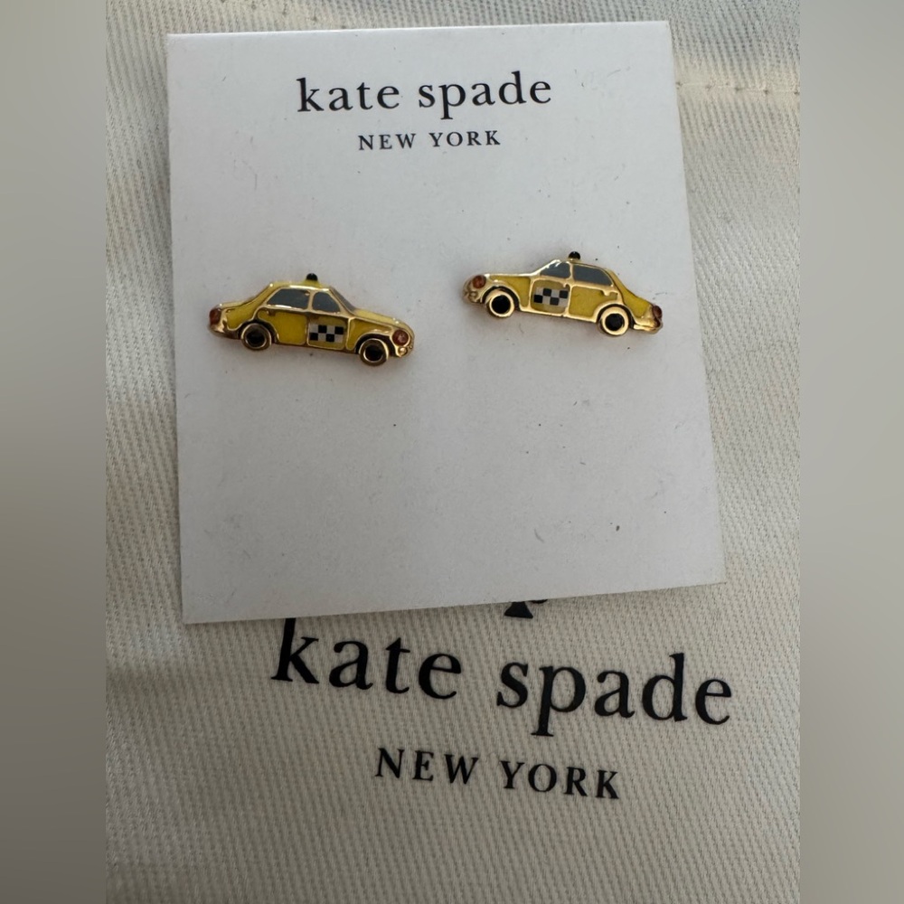 New Ma Cherie Taxi Cab Earrings